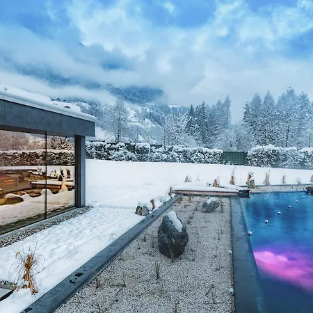 Panorama-im Bademantel Direkt In Alpentherme アパート バート・ホーフガシュタイン