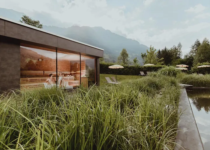 Panorama-im Bademantel Direkt In Alpentherme アパート