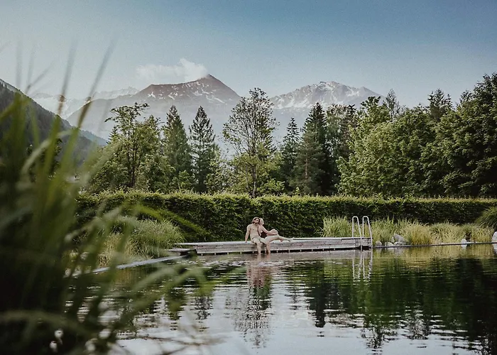 Panorama-im Bademantel Direkt In Alpentherme アパート *